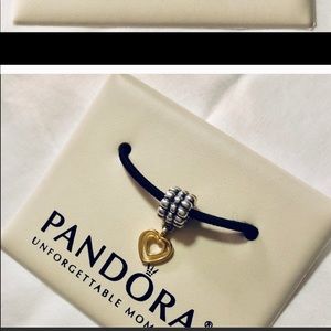 Fake Pandora Heart of Heart Clip